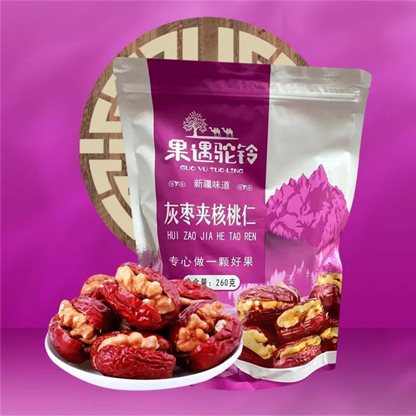 果遇驼铃 灰枣夹核桃仁
